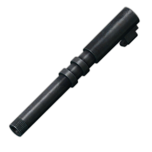 TT 7.62x25 121mm makeshift threaded barrel