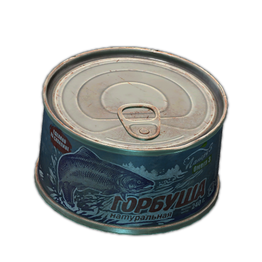 Can of humpback salmon