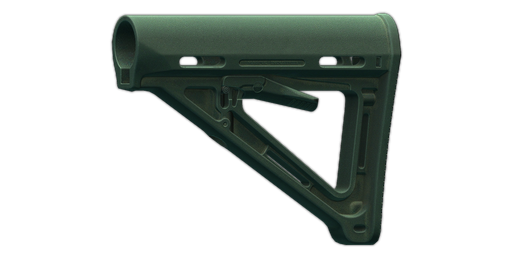 AR-15 Magpul MOE 카빈 개머리판 (Foliage Green)