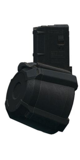 AR-15 5.56x45 Magpul PMAG D-60 STANAG 60-round magazine