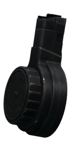 HK MP5 9x19 X Products X-5 50-round drum magazine