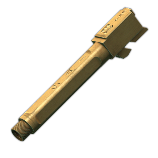 Cañón con rosca SAI de 114 mm para Glock de 9x19 mm