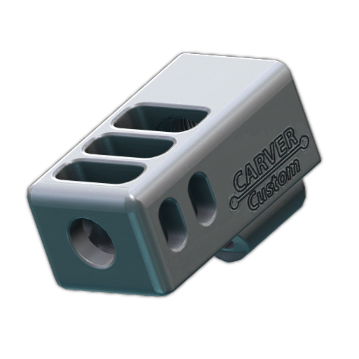 Glock 9x19 CARVER Custom Decelerator 3 Port compensator