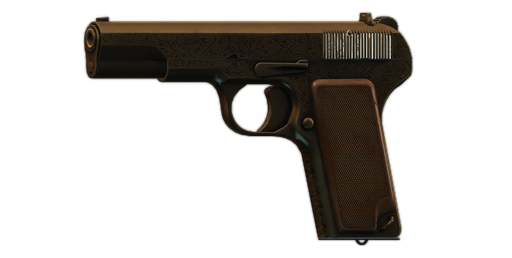 TT-33 7.62x25 TT 권총 (황금색)