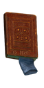 Battered antique book