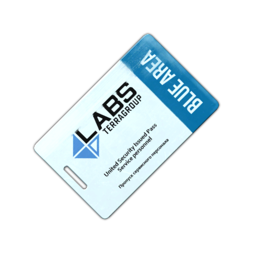 TerraGroup Labs keycard (Blue)