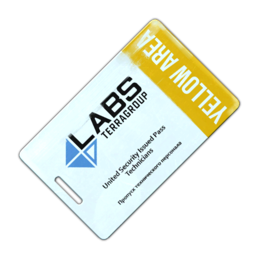 TerraGroup Labs keycard (Yellow)