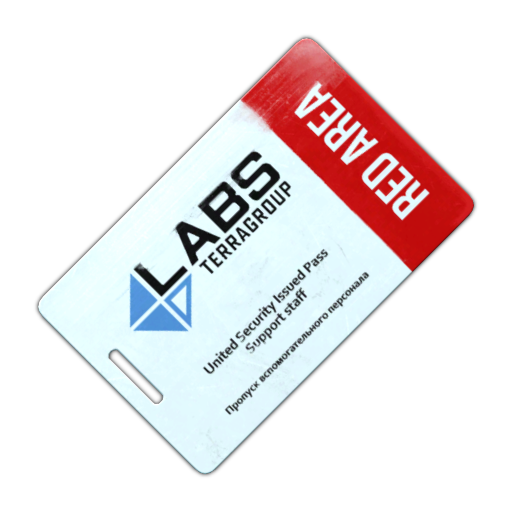 TerraGroup Labs keycard (Red)