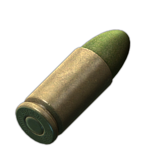 9x19mm GT 녹색 예광탄 