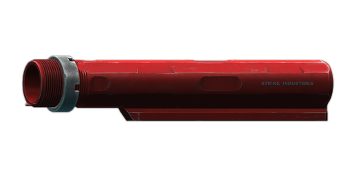 AR-15 Strike Industries Advanced Receiver Extension 완충튜브 (양극산화 빨강)