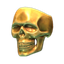 Gold skull ring