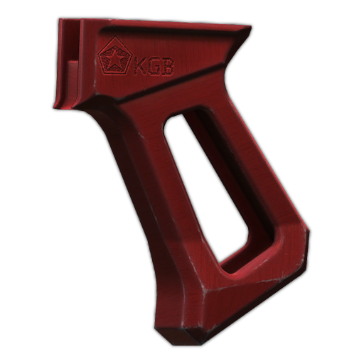 AK KGB MG-47 pistol grip (Anodized Red)