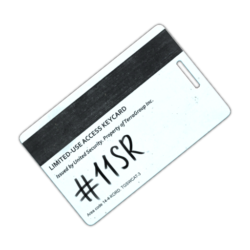 Object #11SR keycard