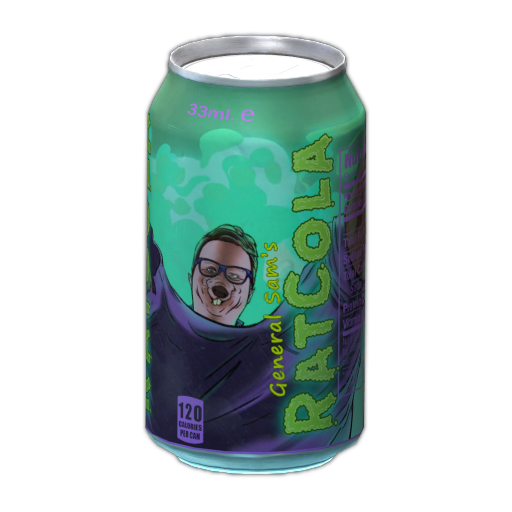 Can of RatCola soda