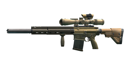 HK G28 7.62x51 marksman rifle