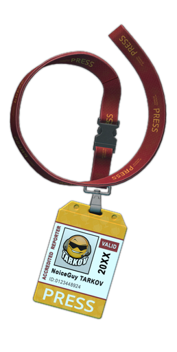 Press pass (issued for NoiceGuy)