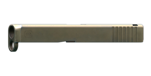 Glock 19X pistol slide
