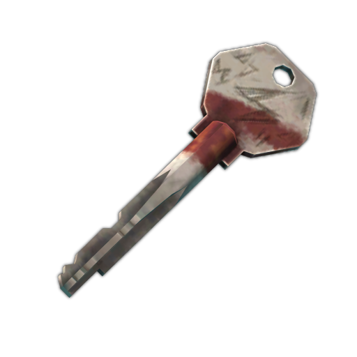 Abandoned factory marked key