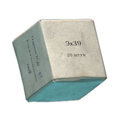 Pacote de munições 9x39mm BP (20 un)