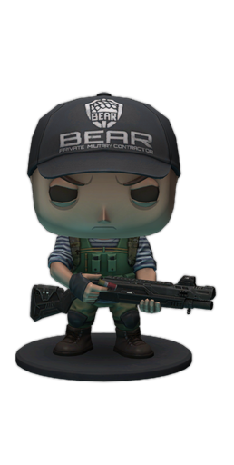 Statuetta agente BEAR