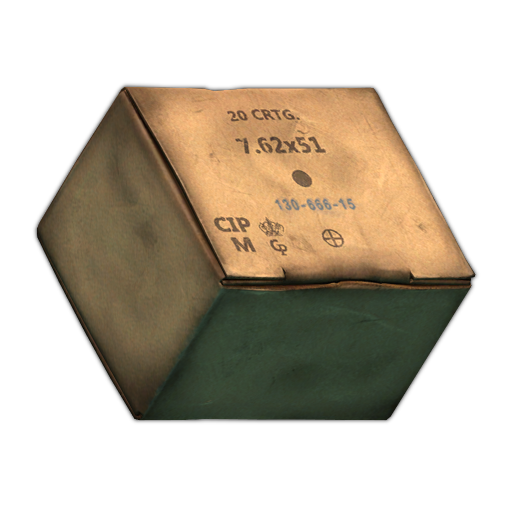 7.62x51mm TCW SP ammo pack (20 pcs)