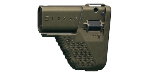FN SCAR Vltor VSS-11 polymer stock (Patriot Brown)