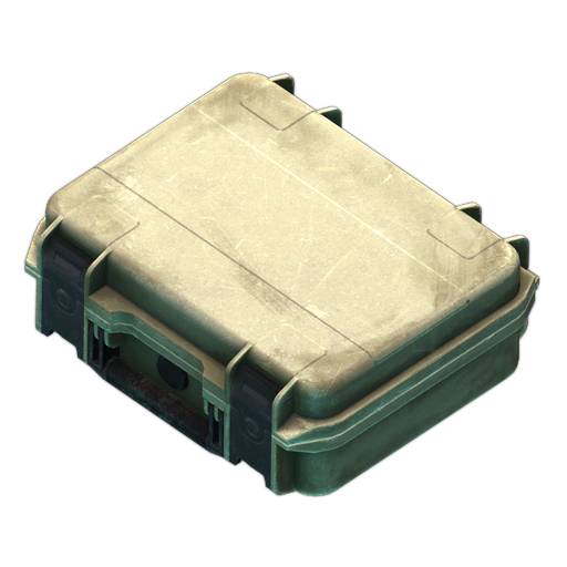 Opened case