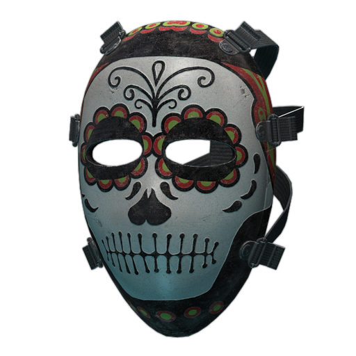 Баллистическая маска Atomic Defense "CQCM" (El Día de Muertos)