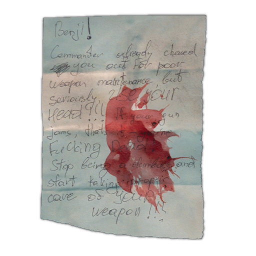 Note from USEC's corpse