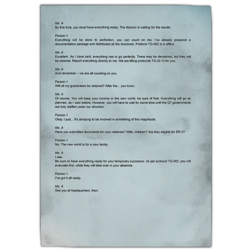 Trascrizione della conversazione con la signora A.