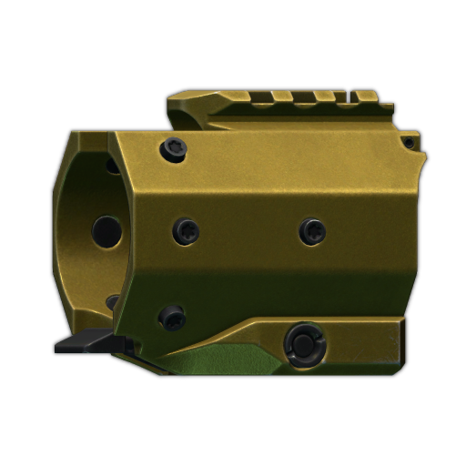 AR-15 Strike Industries GRIDLOK base (Yellow)