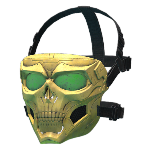Maschera corazzata leggera Death Shadow (Oro)