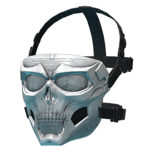 Maschera corazzata leggera Death Shadow (Bianca)
