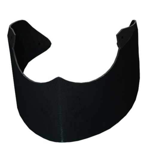 Diamond Age NeoSteel helmet ballistic mandible (Black)