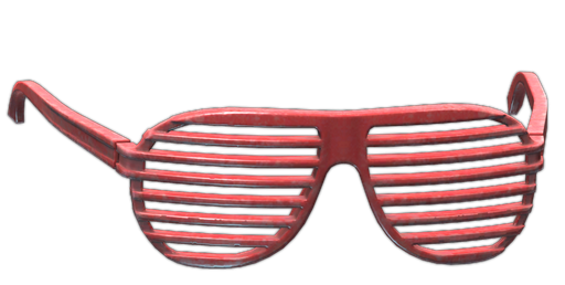 Shutter glasses (Red)