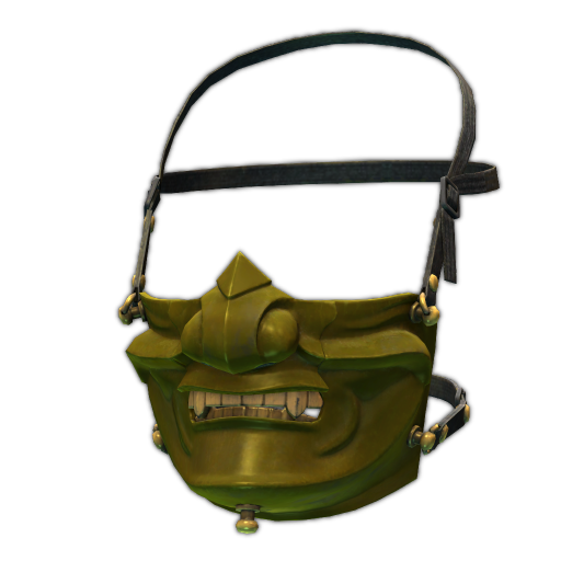 Maschera Samurai Menpo DevTaс (Oro)