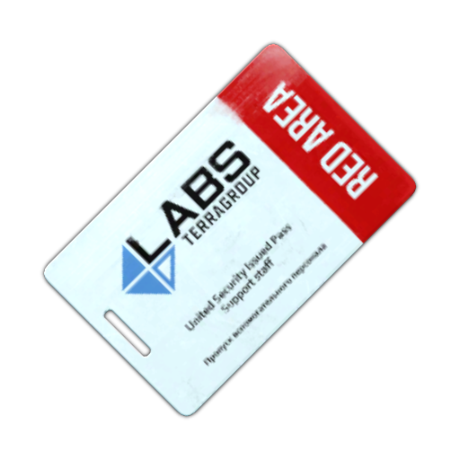 Cartão reprogramado para a fechadura do apartamento de A.P. (Vermelho)