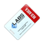 Reprogrammed keycard for A.P.'s apartment lock (Red)