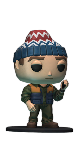 Skier figurine