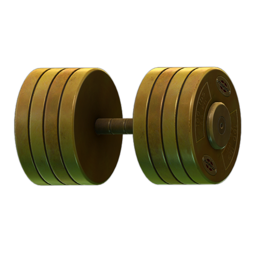 Mazoni golden dumbbell