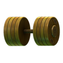 Mazoni golden dumbbell
