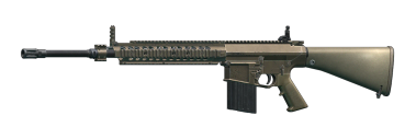 Knight's Armament Company SR-25 7.62x51 marksman rifle (Taupe)