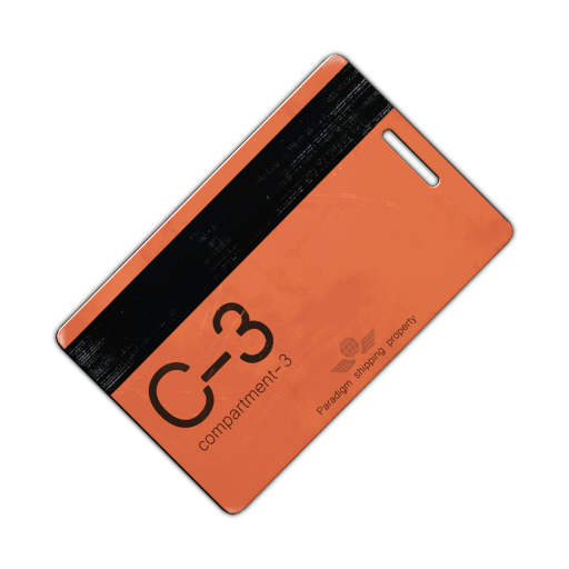 Compartment C-3 keycard