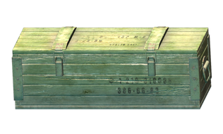 Wooden gear crate