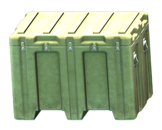 Plastic gear crate